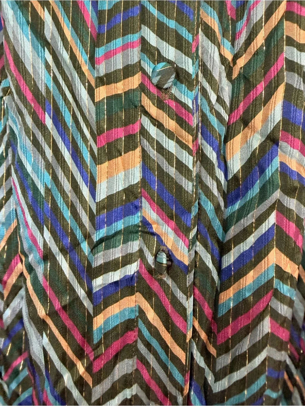 Sezane jacquard metallic